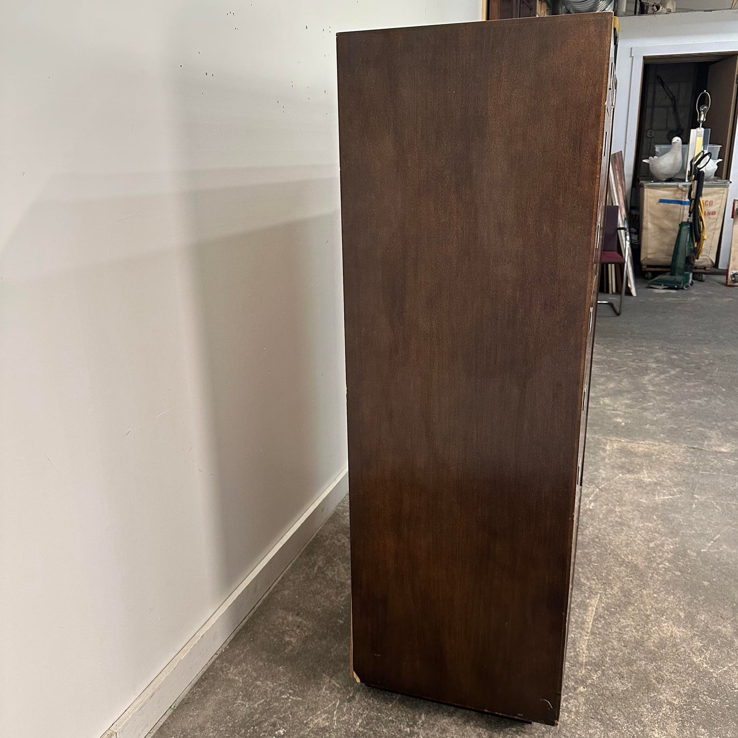 Century Furniture Burlwood Armoire Highboy Dresser Chest