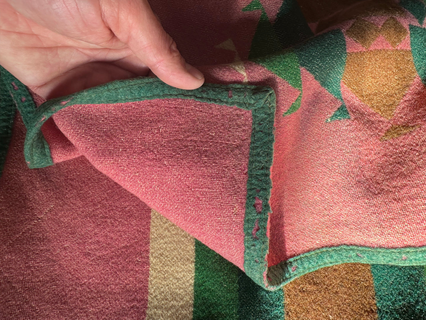 Early Pendleton Indian Trade Blanket Very Rare