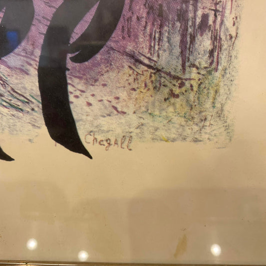 Original Galerie Maeght Paris Poster for Chagall Exhibit 1954