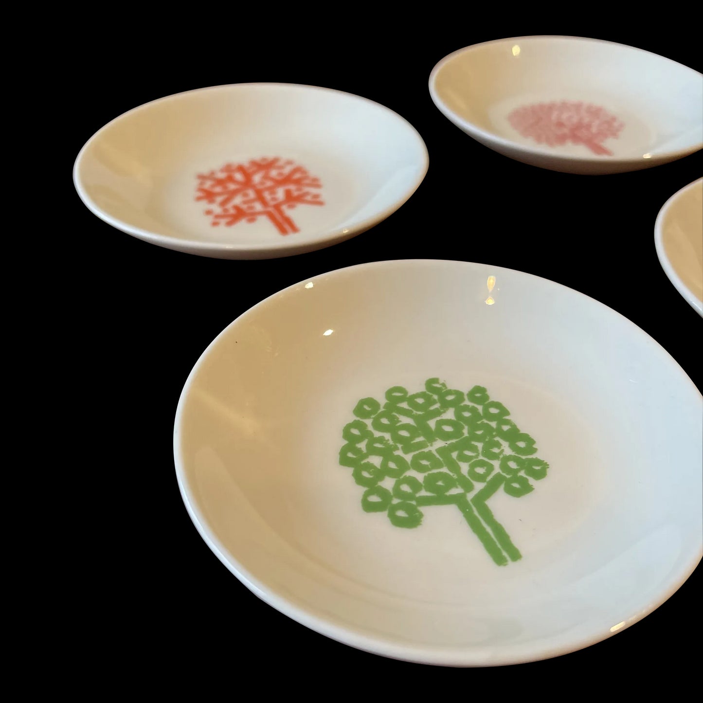 Set of 4 Mid 20th Century Seasons Catchalls