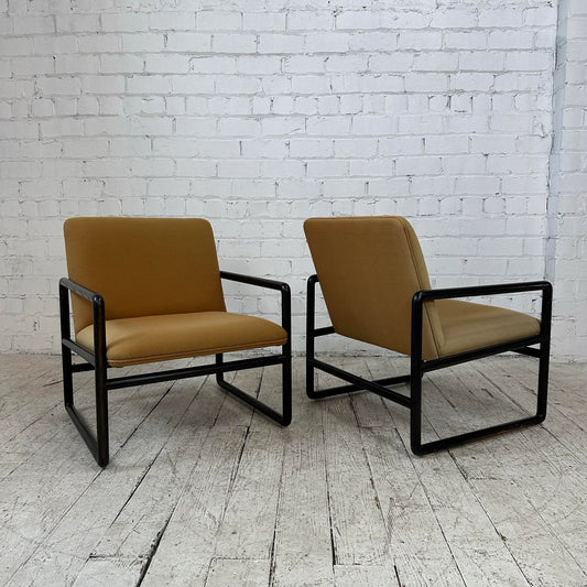 Ward Bennett Open Arm Lounge Chair Brickel & Associates Model 1226