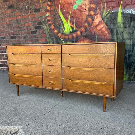 Unique Mid Century Modern Wood Dresser