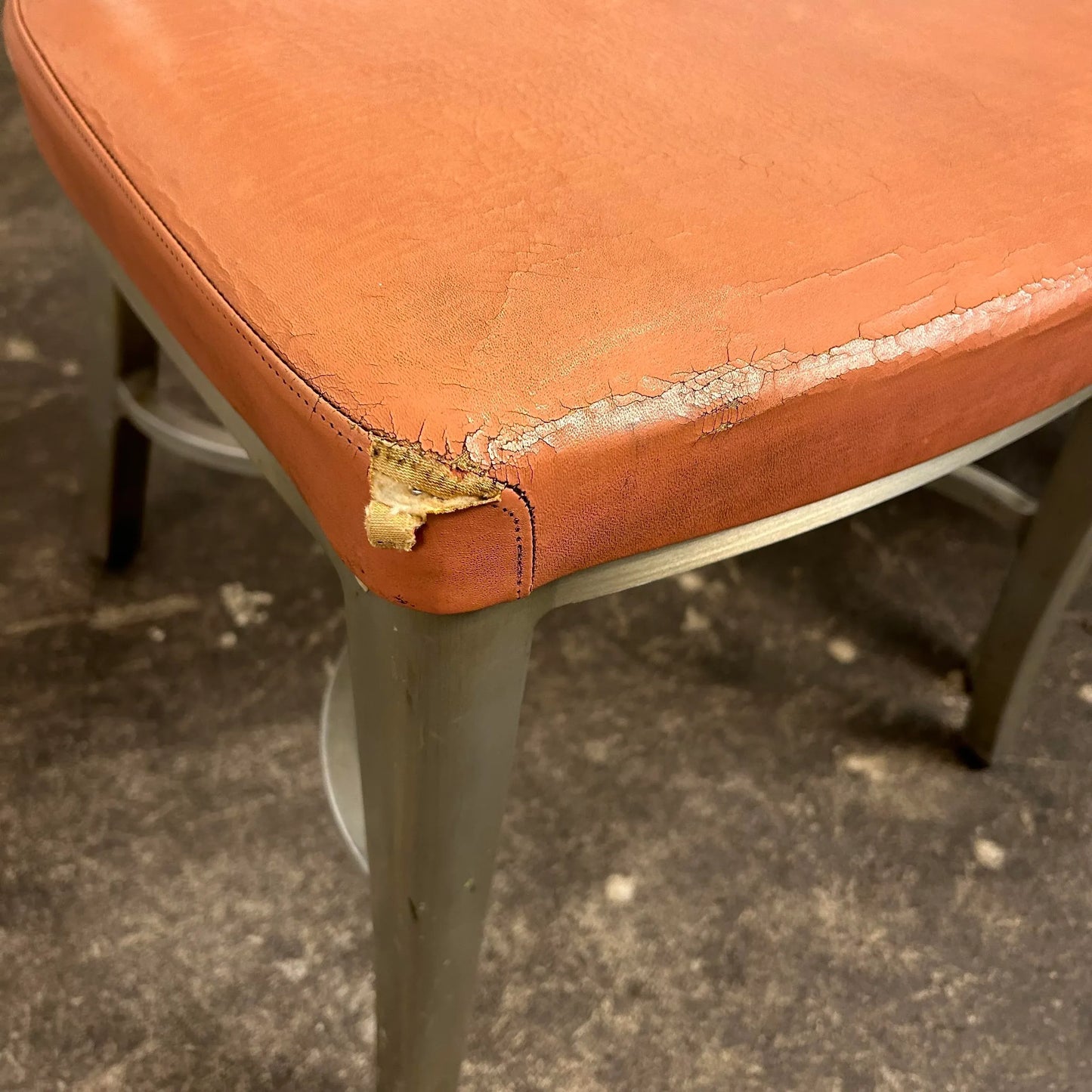 Set of 4 Rare Design GoodForm Aluminum Chairs Industrial Art Deco