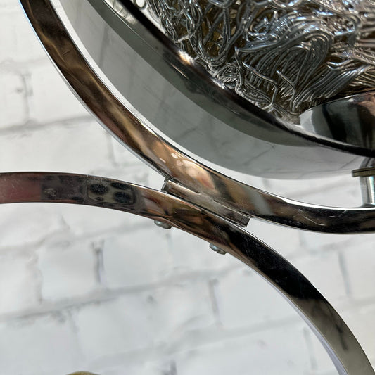 Funky Spaghetti Chrome 3 Way Table Lamp