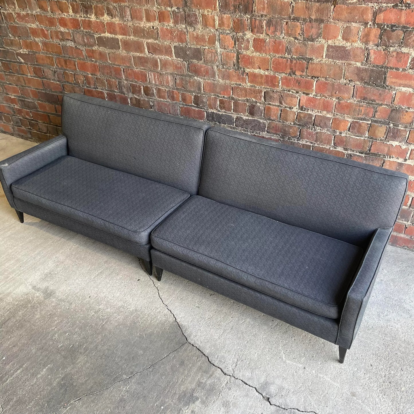 Vintage Paul McCobb Planner Group 2 Piece Sofa, Unmarked