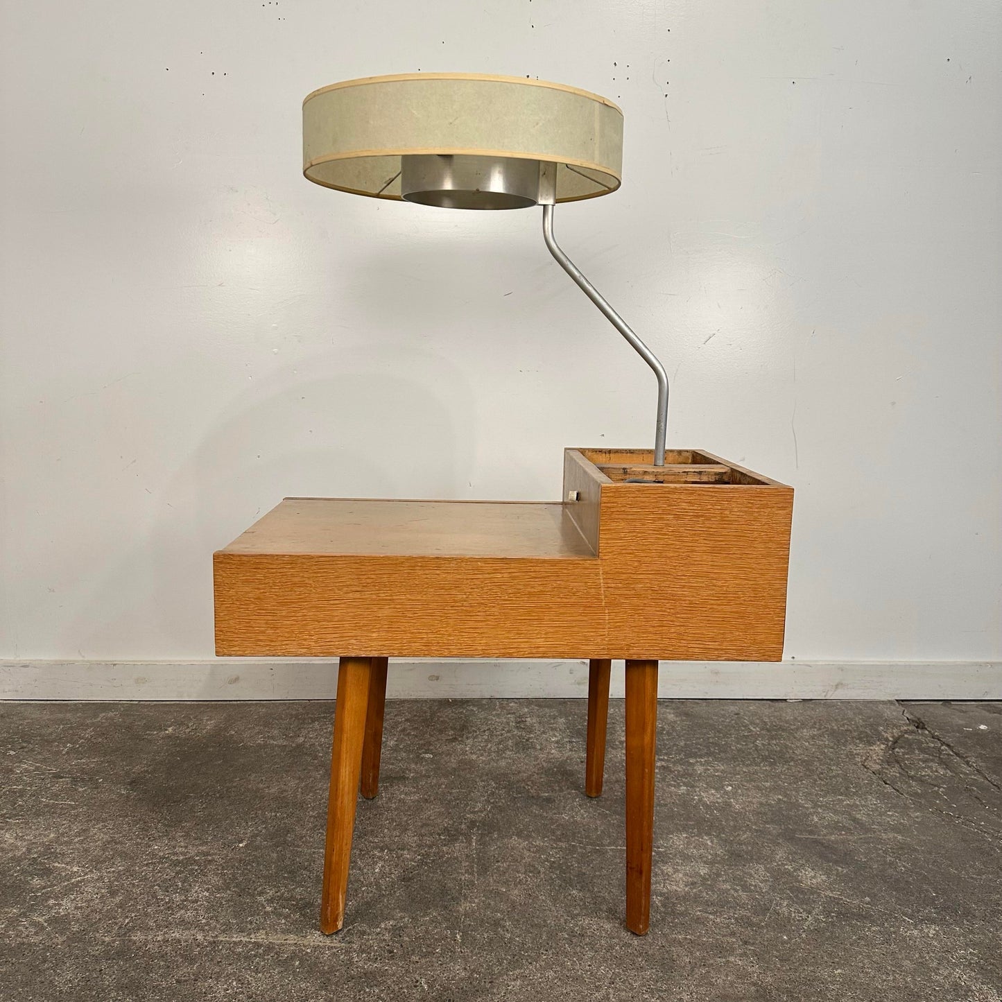 George Nelson for Herman Miller Side Table With Lamp