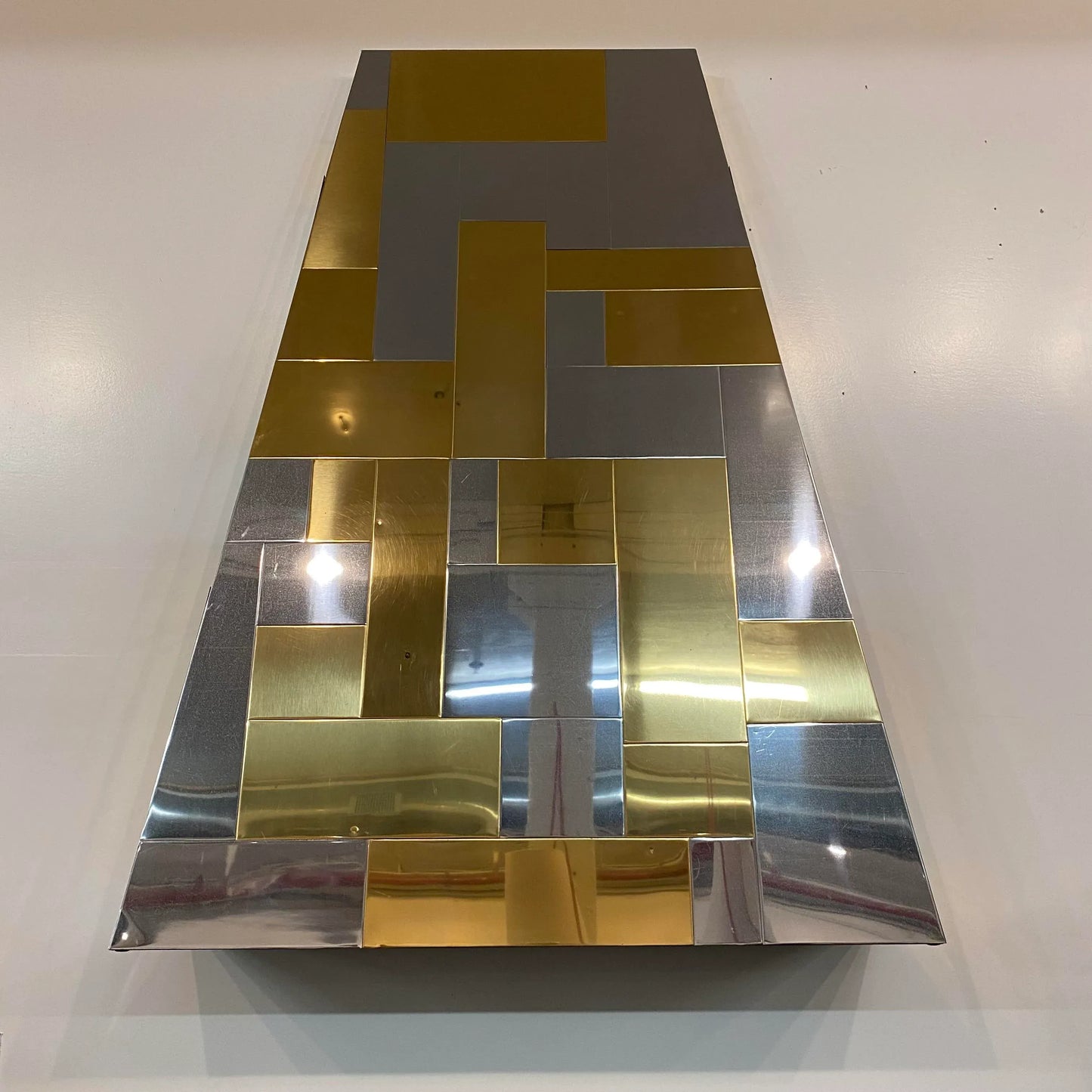 Mid Century Modern Paul Evans Cityscape Style Fireplace Hood