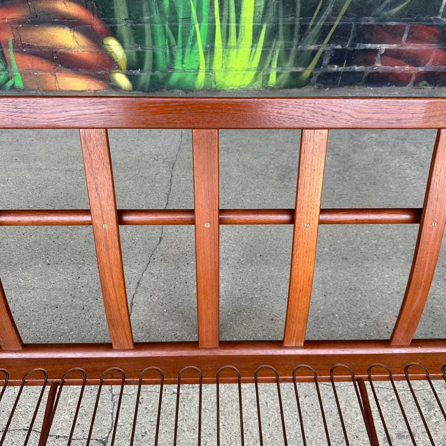 Borge Jensen Danish Modern Teak Sofa Reupholstered Cushions