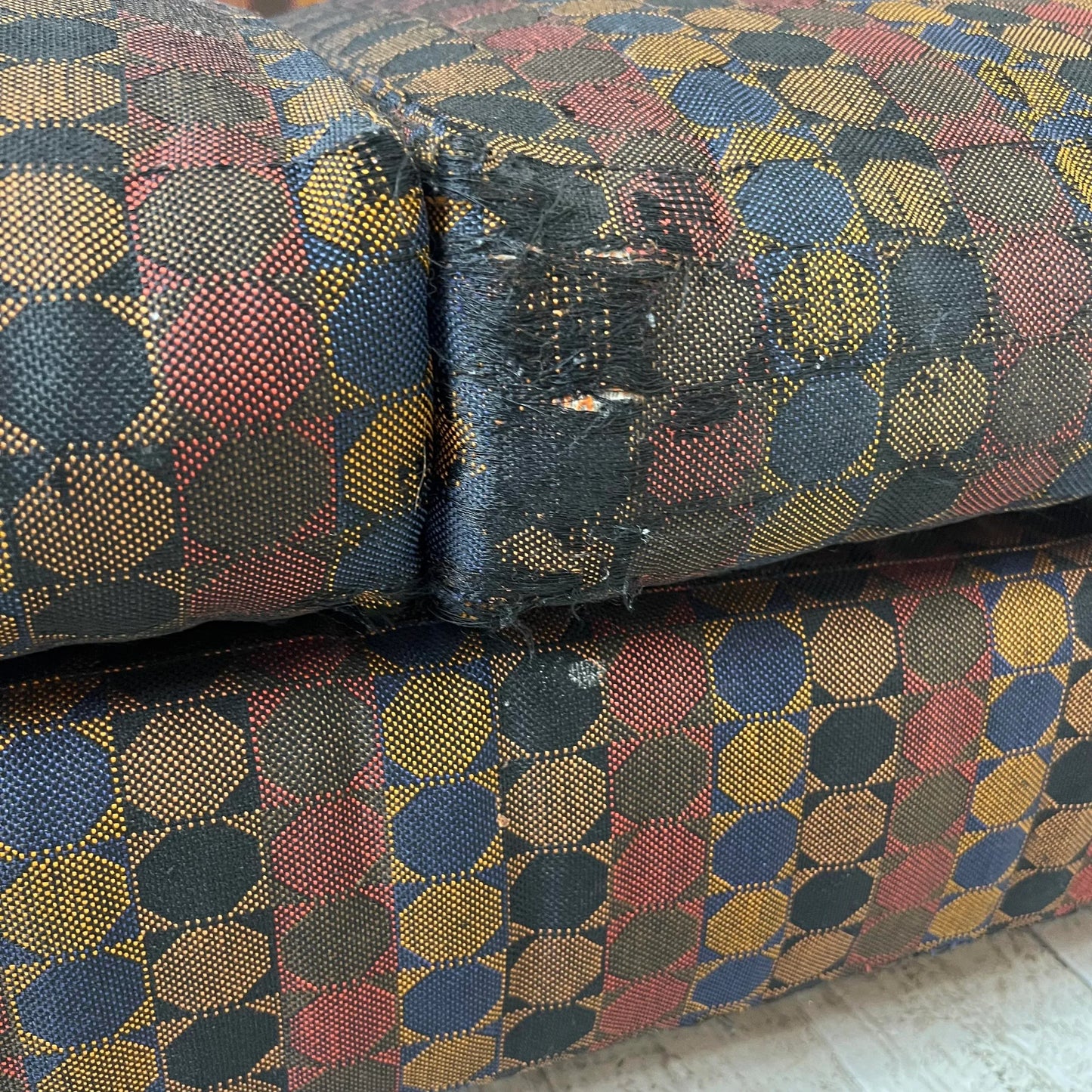 Edward Wormley for Dunbar Walnut Platform Sofa Loveseat