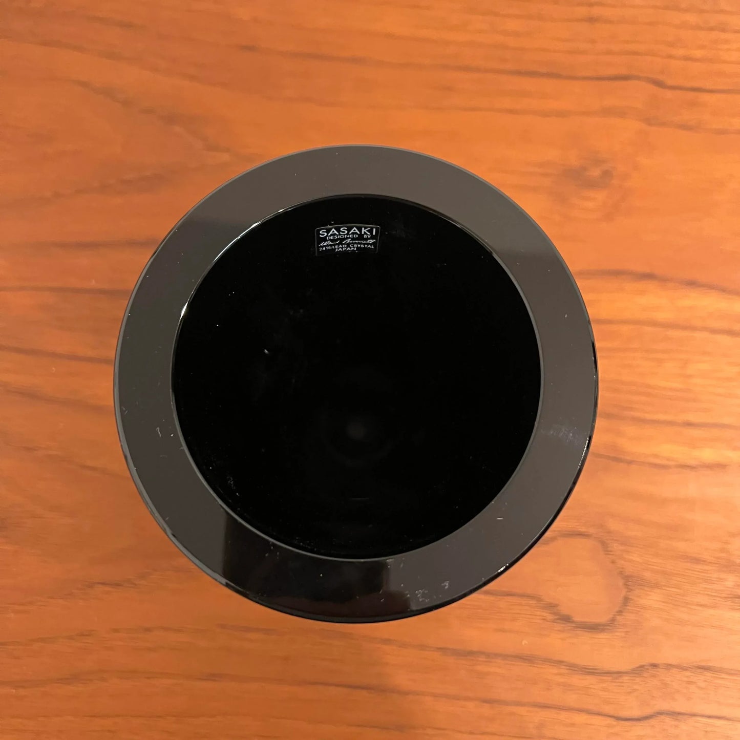 Black Sengai Vase by Ward Bennett for Sasaki