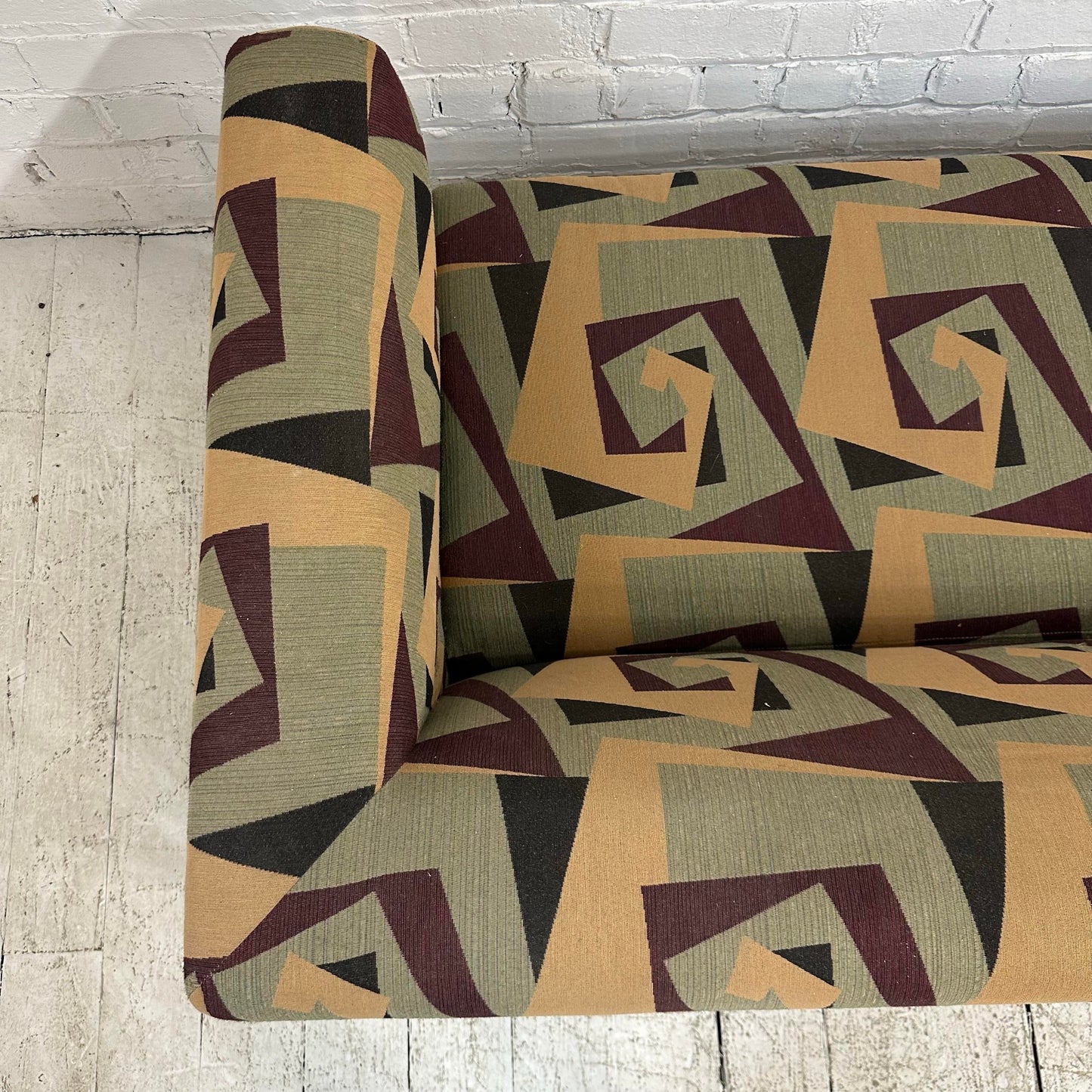 Edward Wormley for Dunbar Sofa Possibly a Jack Lenor Larsen Fabric