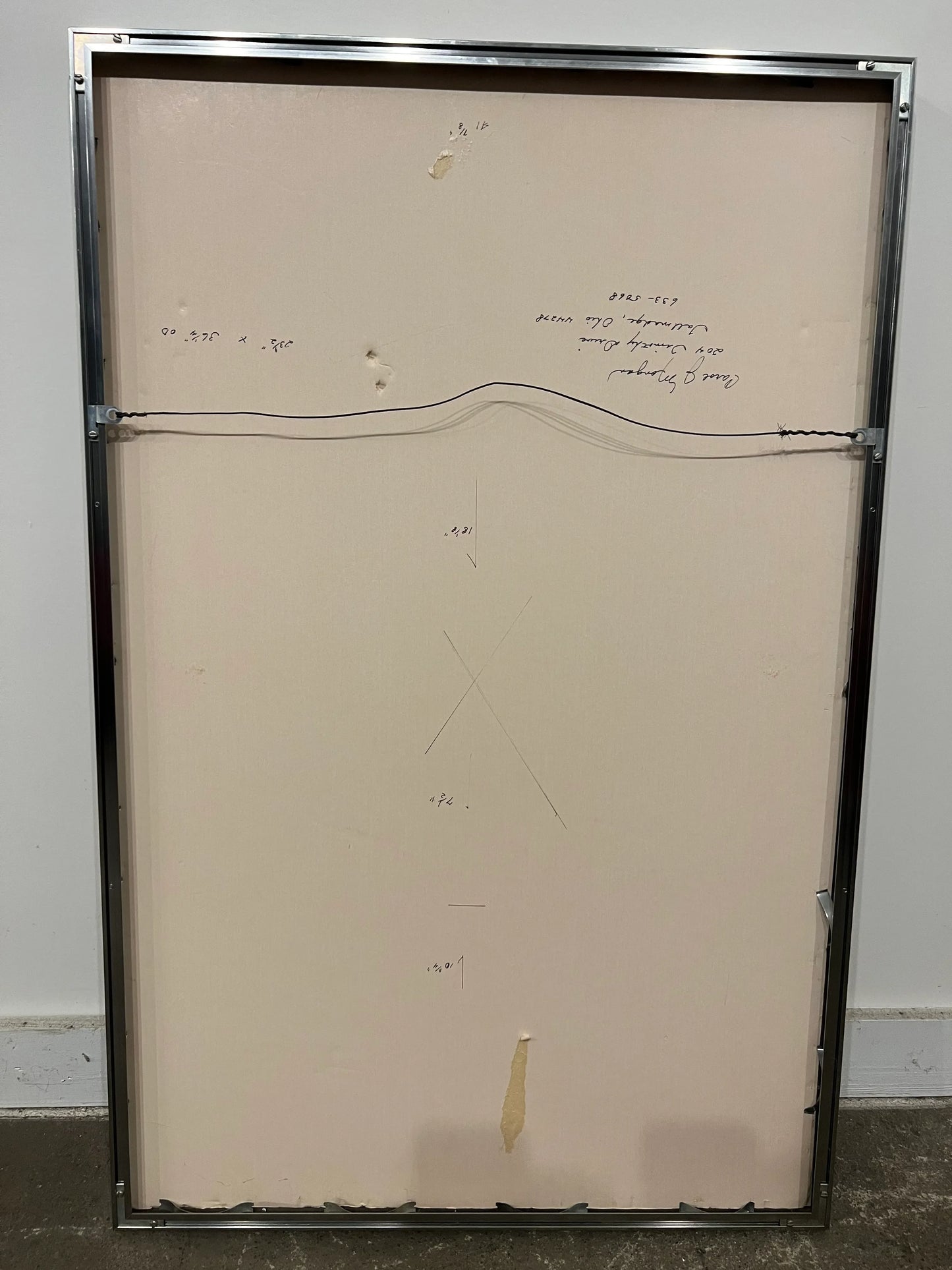 Framed Stamped Litho by Artist Carol Morgan Signed and Numbered Ap 1/1 79’