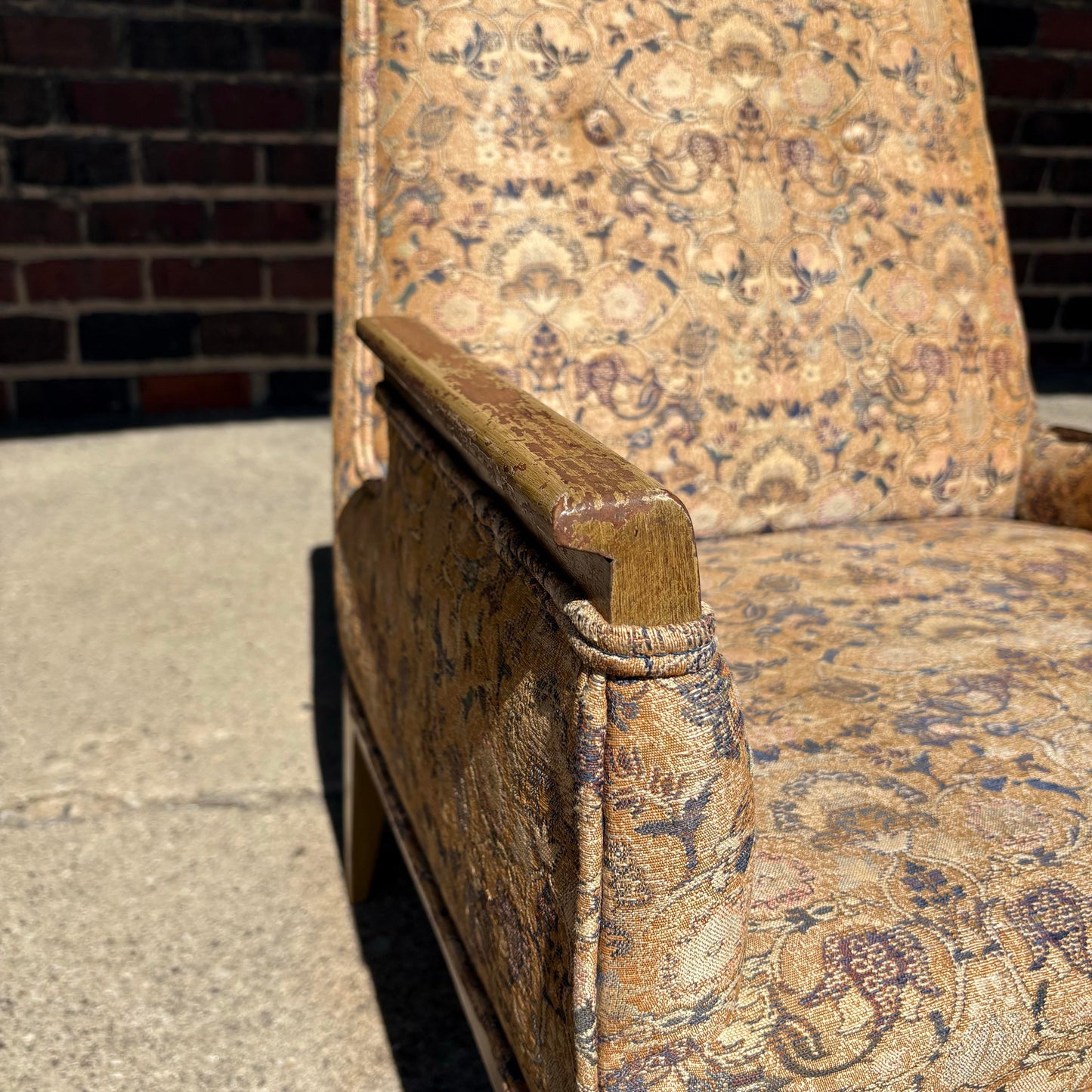 Mid Century Modern Possibly Tommi Parzinger Arm Lounge Chair