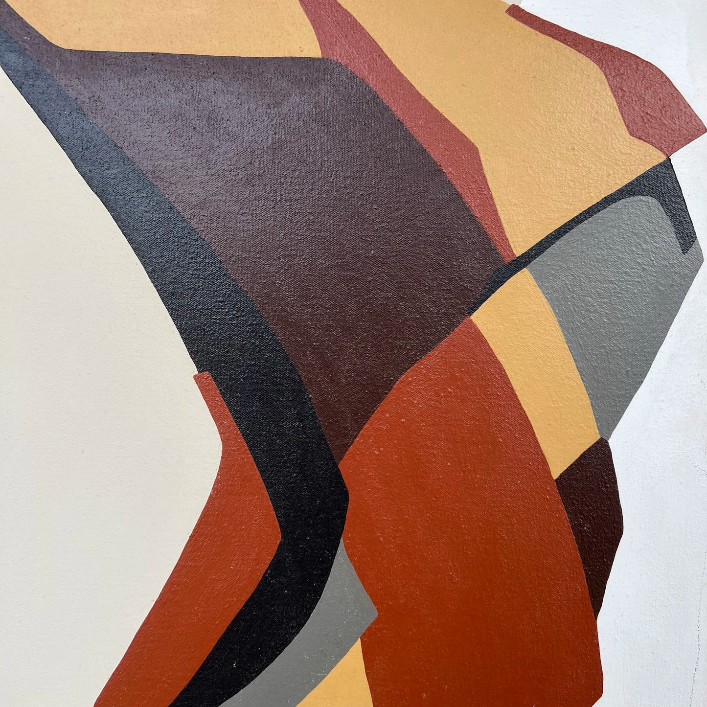 Gail Cottingham Abstarct Painting 1975 American Aspen Colorado