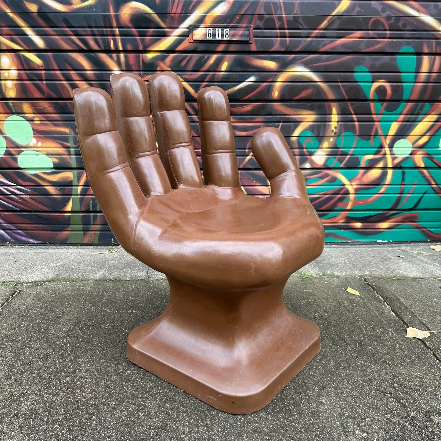 Vintage Mid Century Modern Hand Form Chair