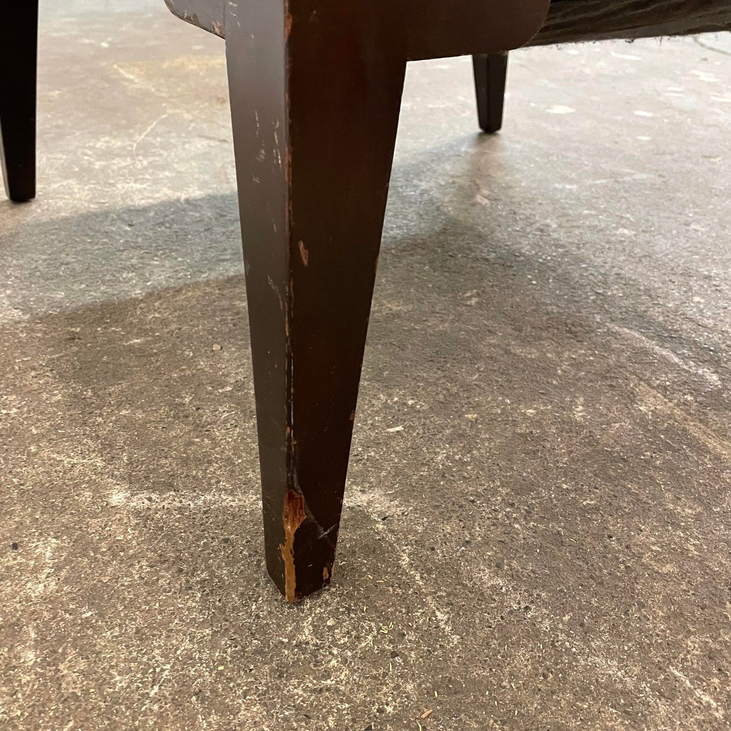 Mid Century Modern Tommi Parzinger Attributed Tall Wingback Chair