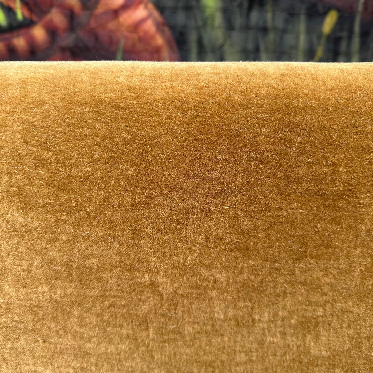 Edward Wormley for Dunbar Angle Sofa Reupholstered in Mohair