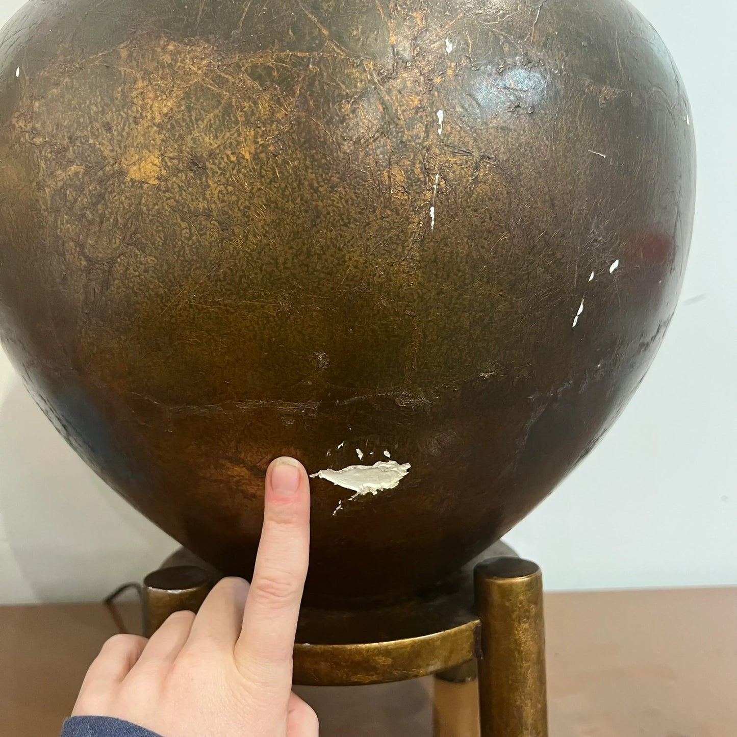 Pair of Mid-20th Century James Mont Oversize Lamps