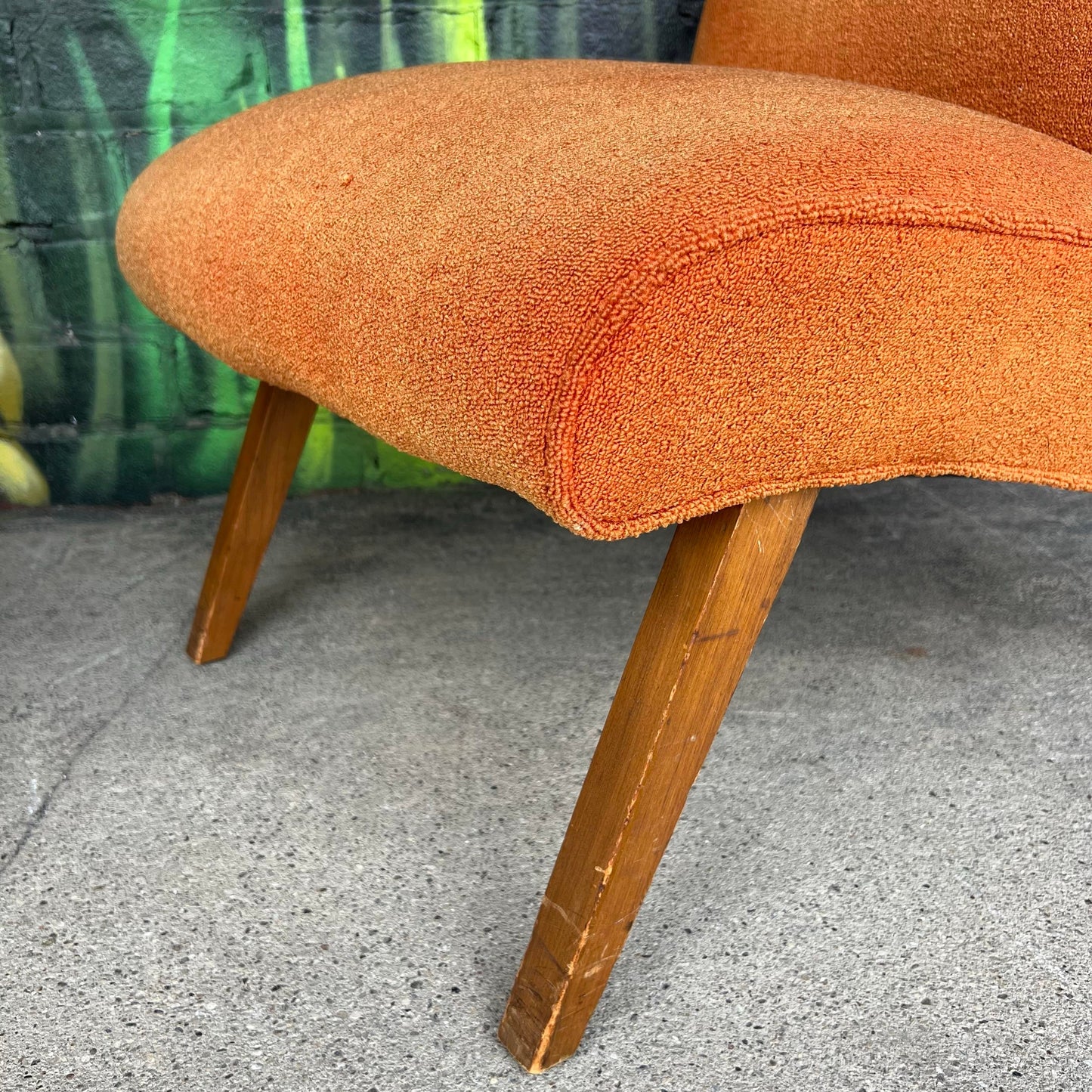 Pair of Slipper Chairs in the Style of Jens Risom