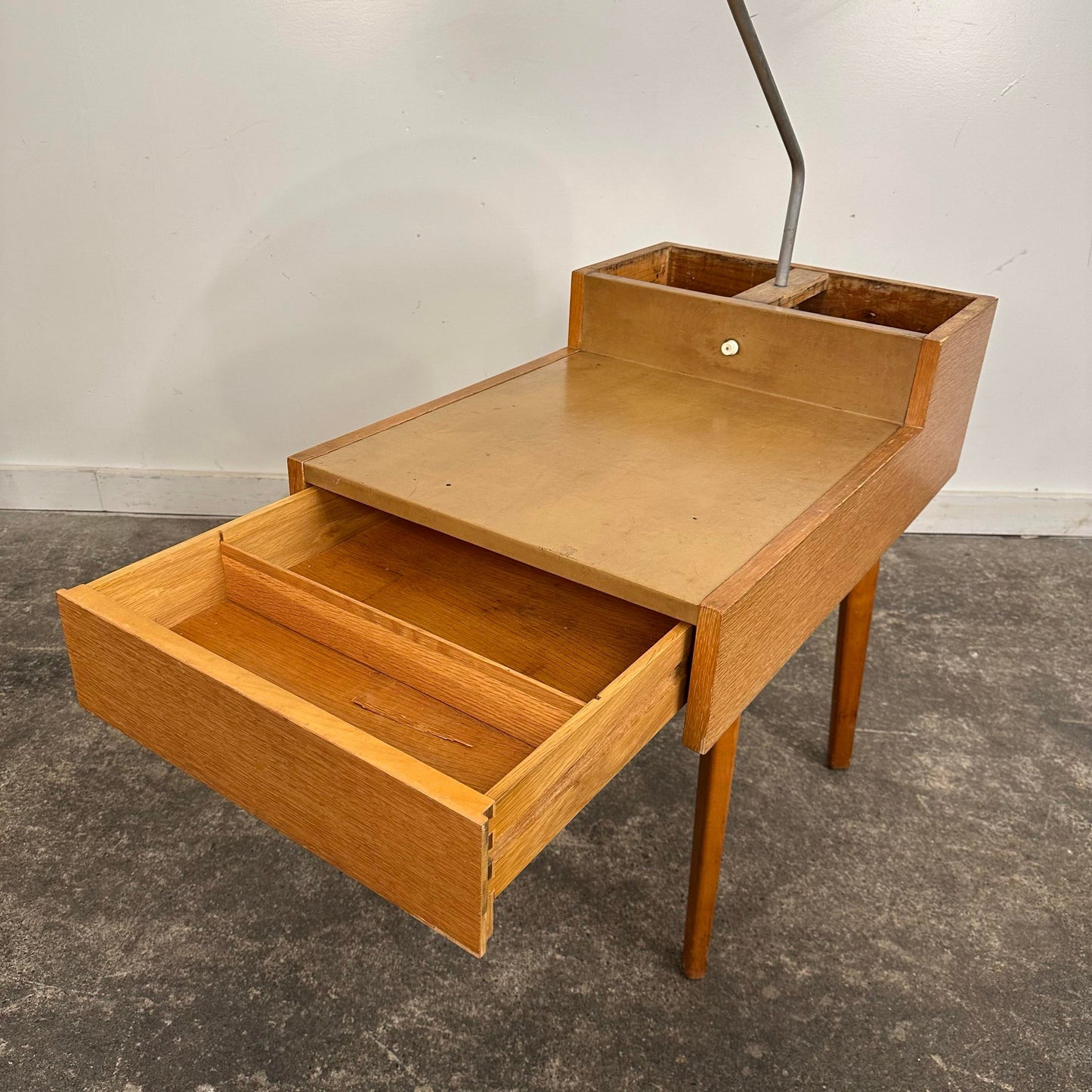 George Nelson for Herman Miller Side Table With Lamp