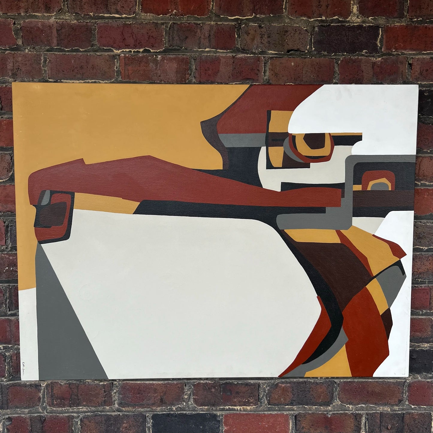 Gail Cottingham Abstarct Painting 1975 American Aspen Colorado