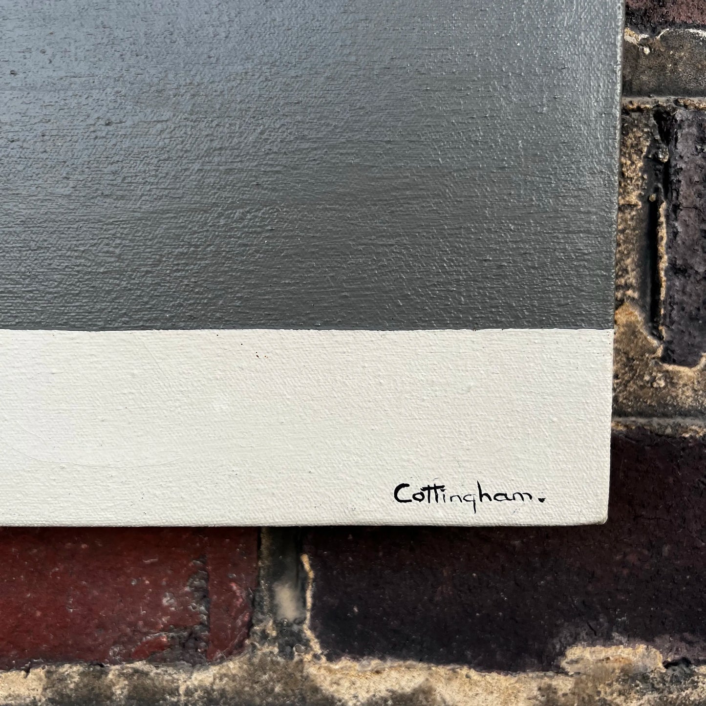 Gail Cottingham Abstarct Painting 1975 American Aspen Colorado