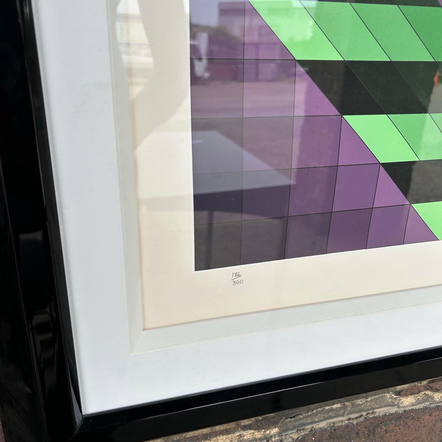 Victor Vasarely Diptych Serigraph Xonau II