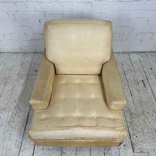 Edward Wormley for Dunbar Brass Leg Lounge Chair