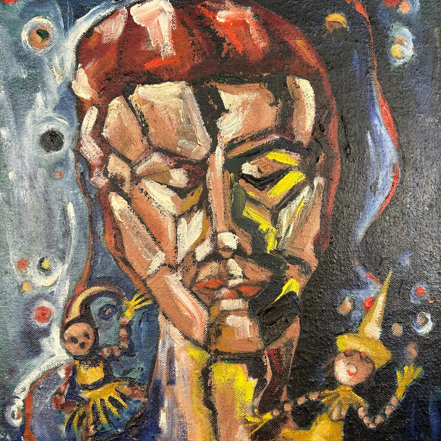 “Puppets” Painting Carolyn G. Simmendinger