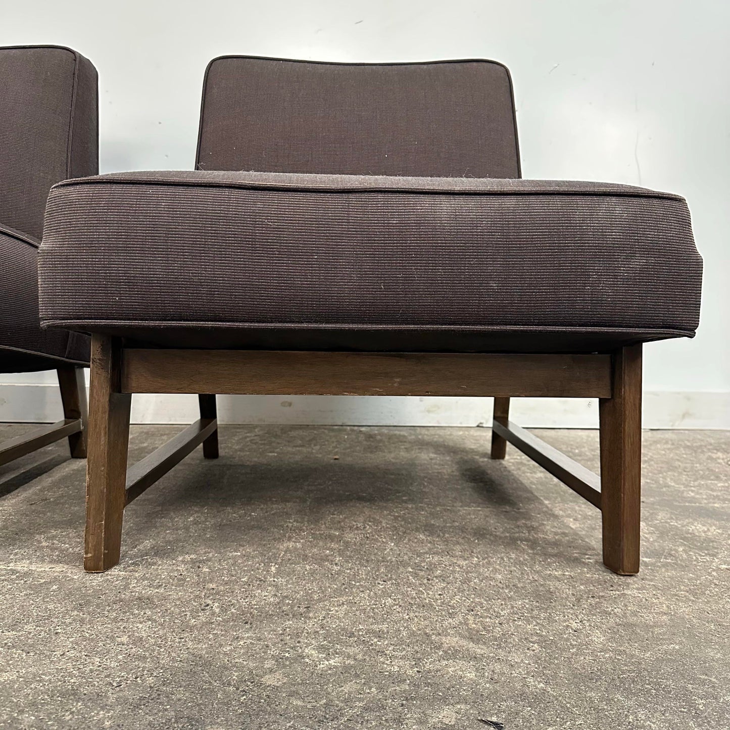 Pair of Slipper Chairs by Edward Warmly for Dunbar