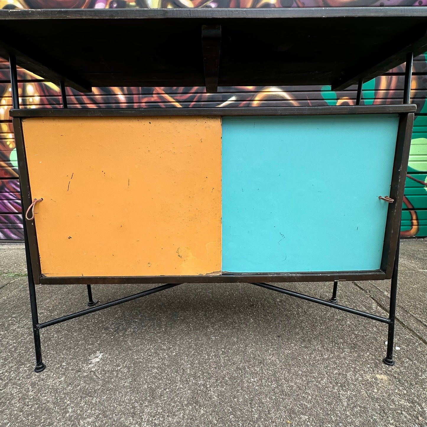 1950s Mid Century Arthur Umanoff Cocktail Dry Bar or Sideboard for Raymor