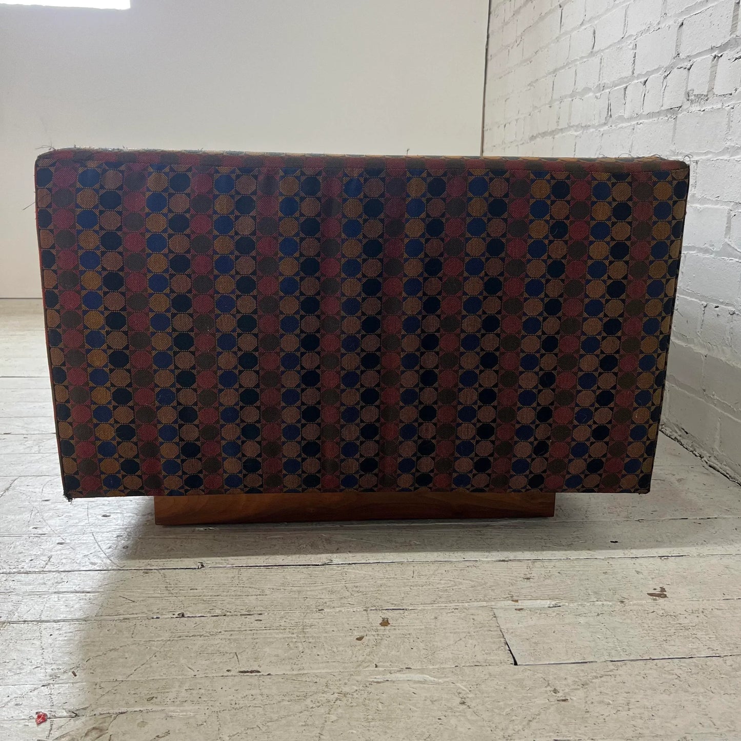 Edward Wormley for Dunbar Walnut Platform Sofa Loveseat