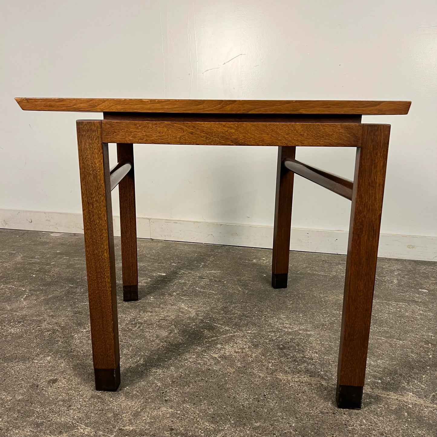 Dunbar Side Table Leather Wrapped Feet