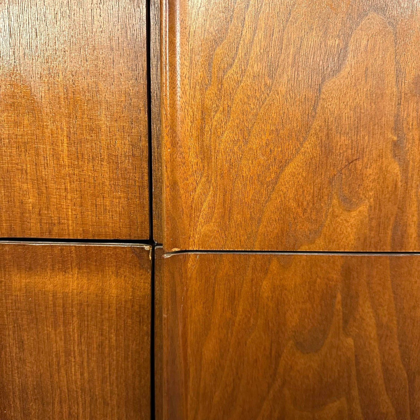 Drexel Parallel Long Dresser by Barney Flagg Midcentury Walnut