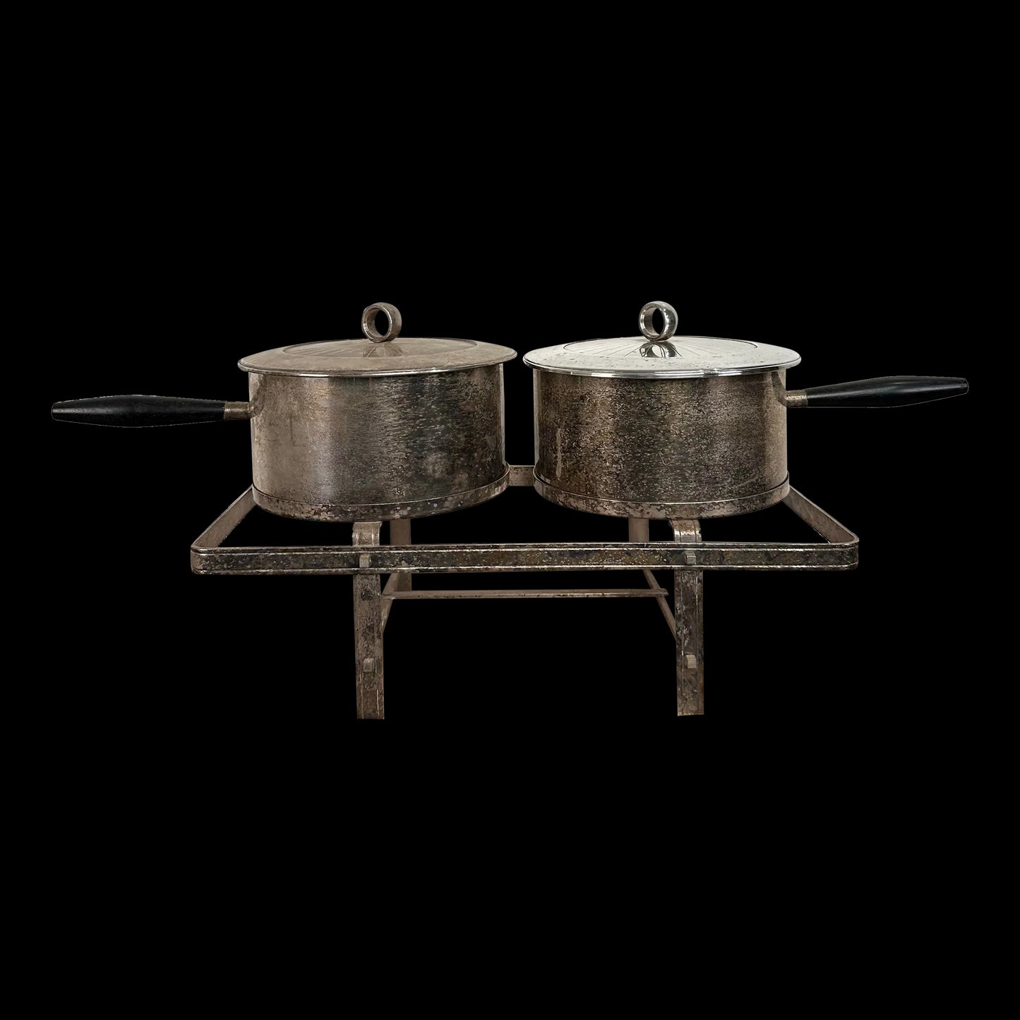 “El Dorado” by Georges Briard for English Sliver Serving Stand and Pots Set