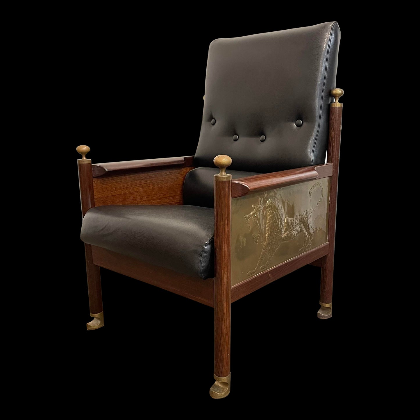 Mid Century Modern Ib Kofod-Larsen King Solomon Chair