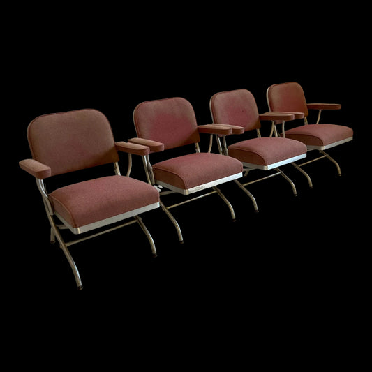 Set of 4 Warren McArthur Folding Chairs