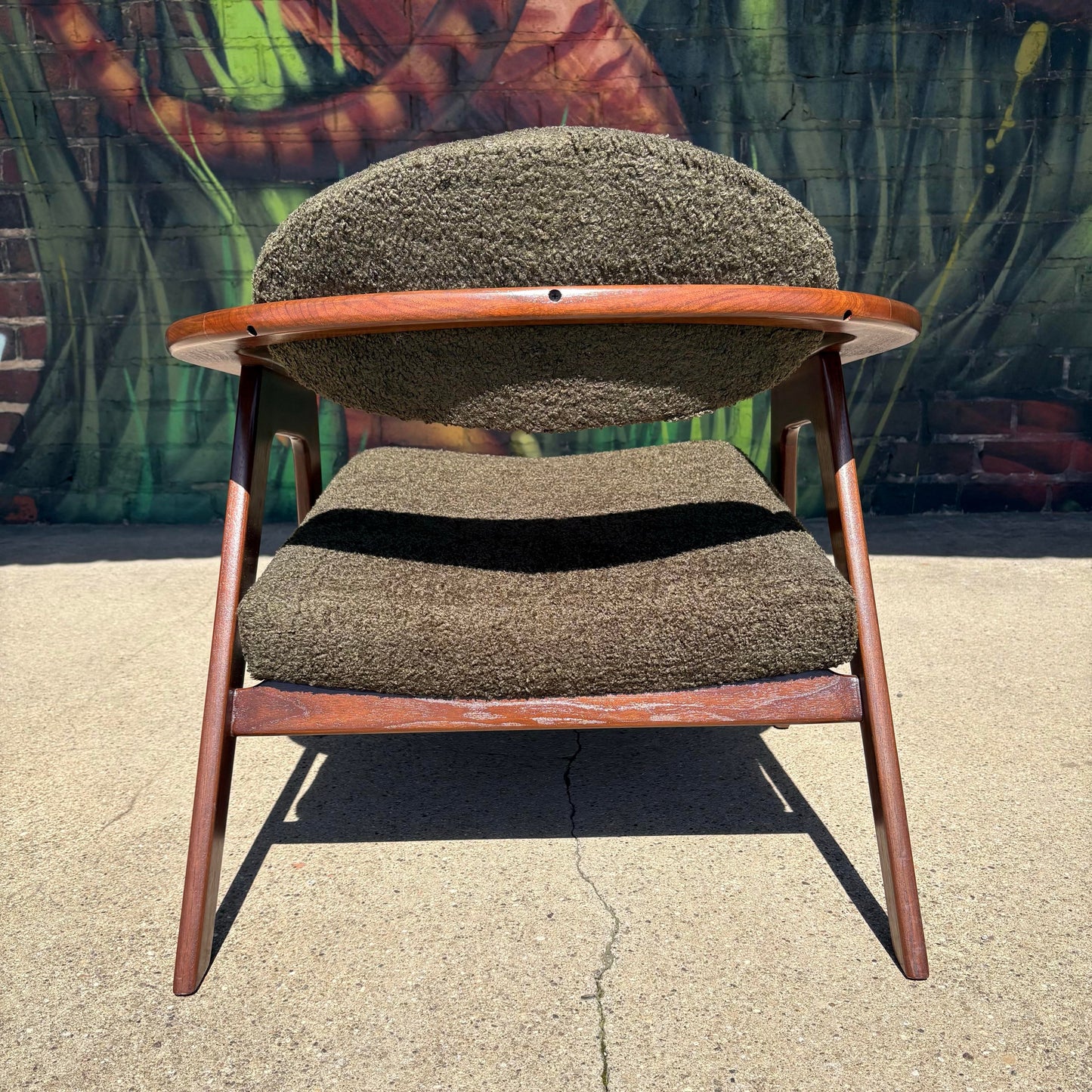 Reupholstered Adrian Pearsall Lounge Chair