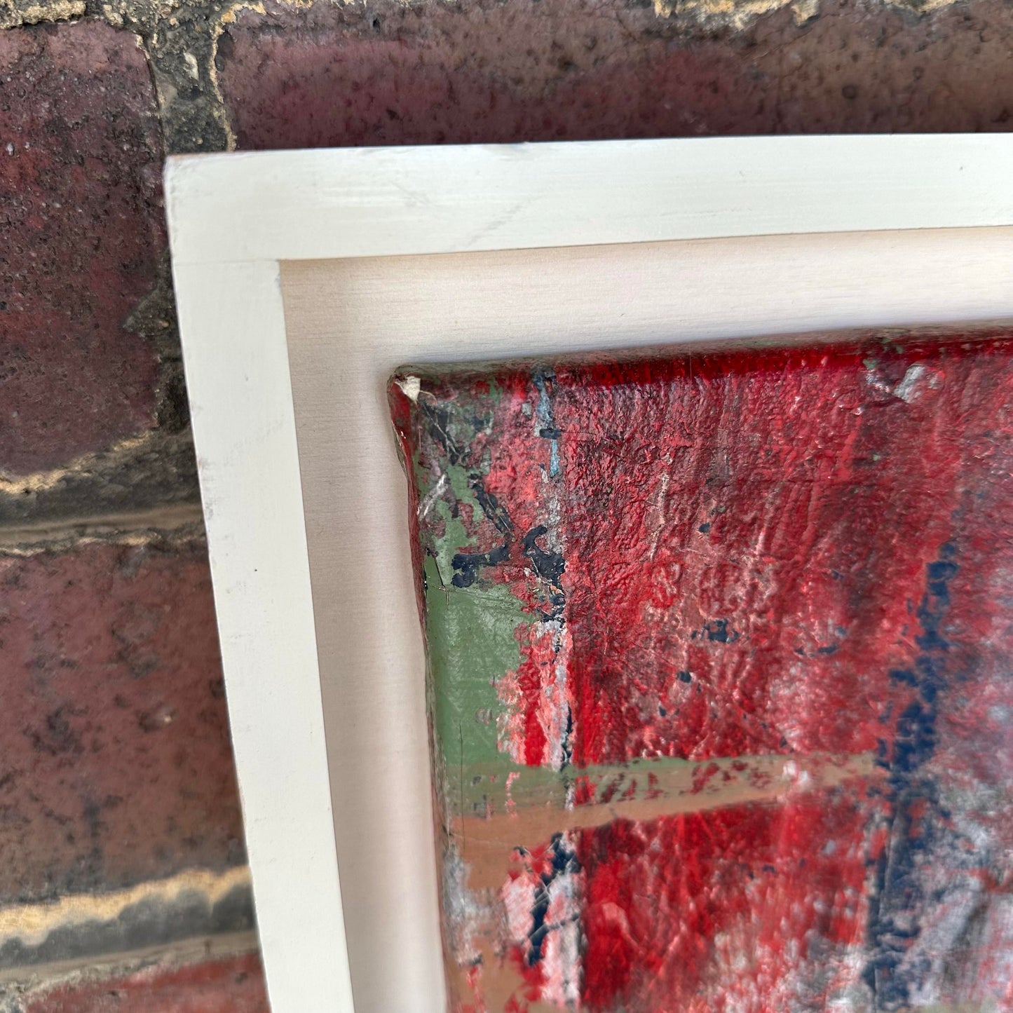 Abstract Painting Signed “Rb” Midcentury Modern