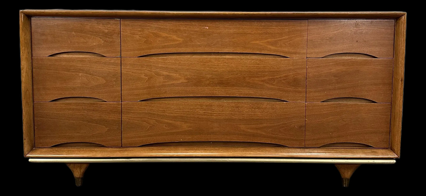 Mid Century Modern Kent Coffey Low Dresser "The Elegante" Line