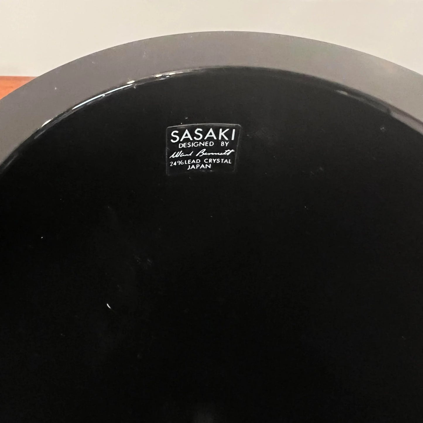 Black Sengai Vase by Ward Bennett for Sasaki