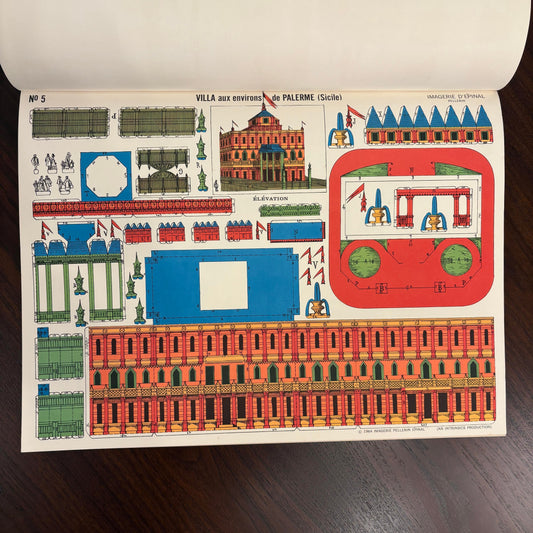 Complete Set of Calendrier Imagerie Pellerin Épinal Constructions