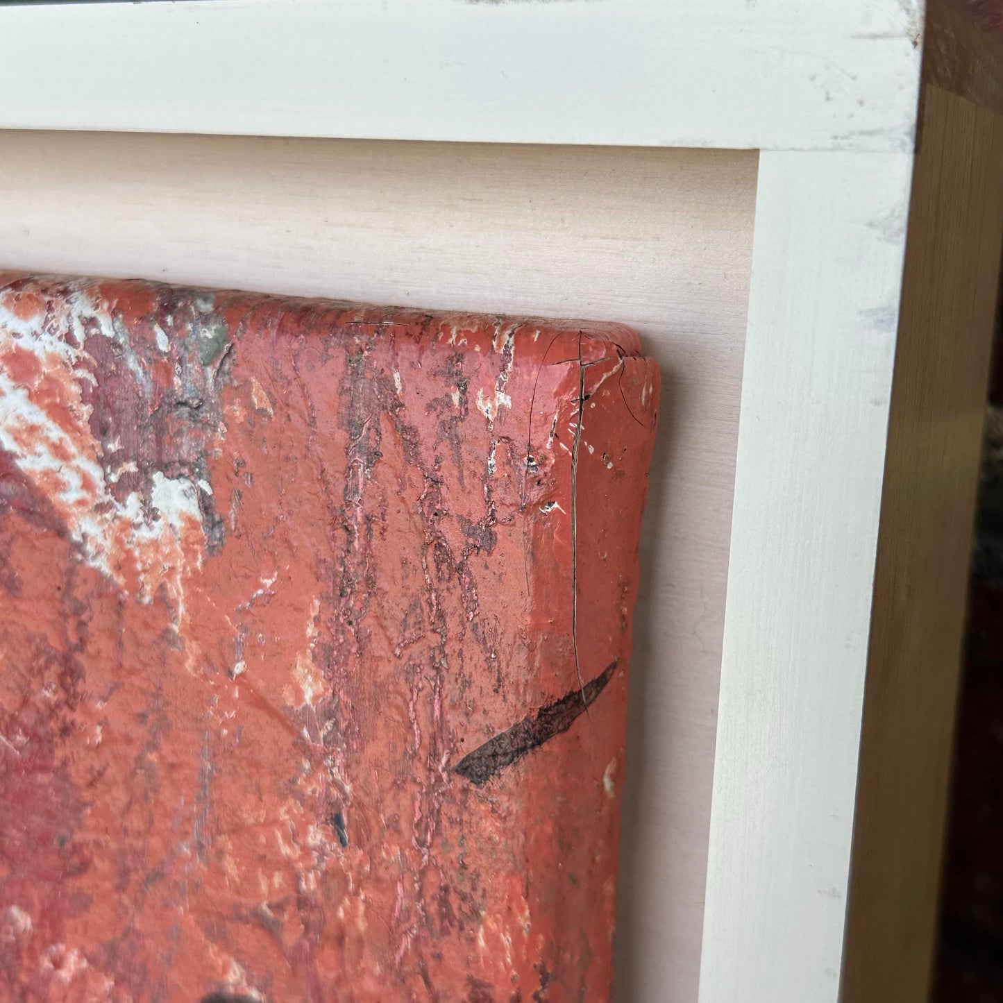 Abstract Painting Signed “Rb” Midcentury Modern