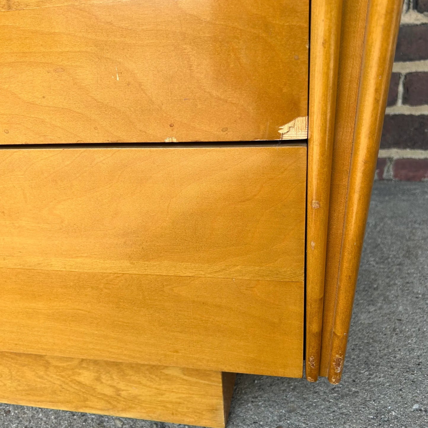 Edmund Spence Glass Hutch Credenza