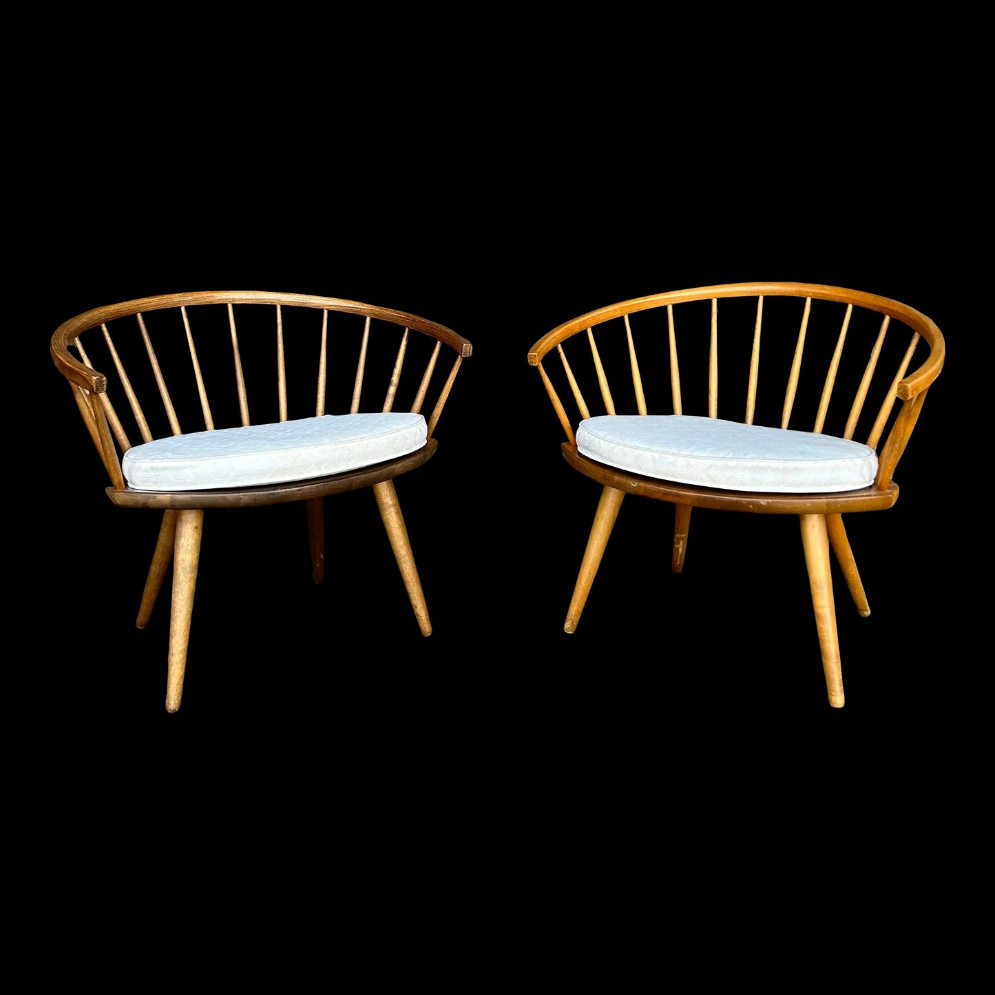 Pair of Yngve Ekstrom Arka Lounge Chairs