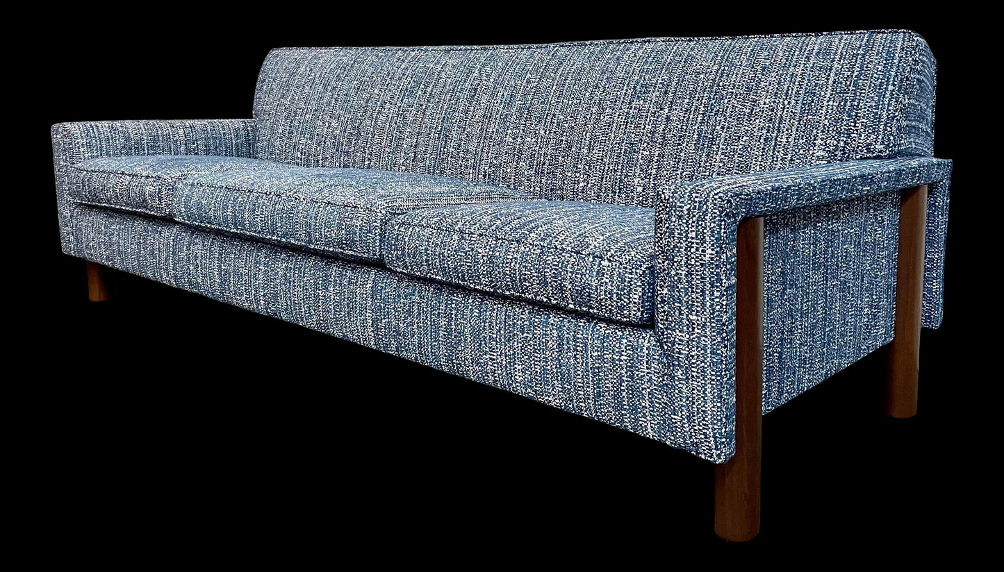 Mid 20th Century Reupholstered Mid-Century Modern Sofa