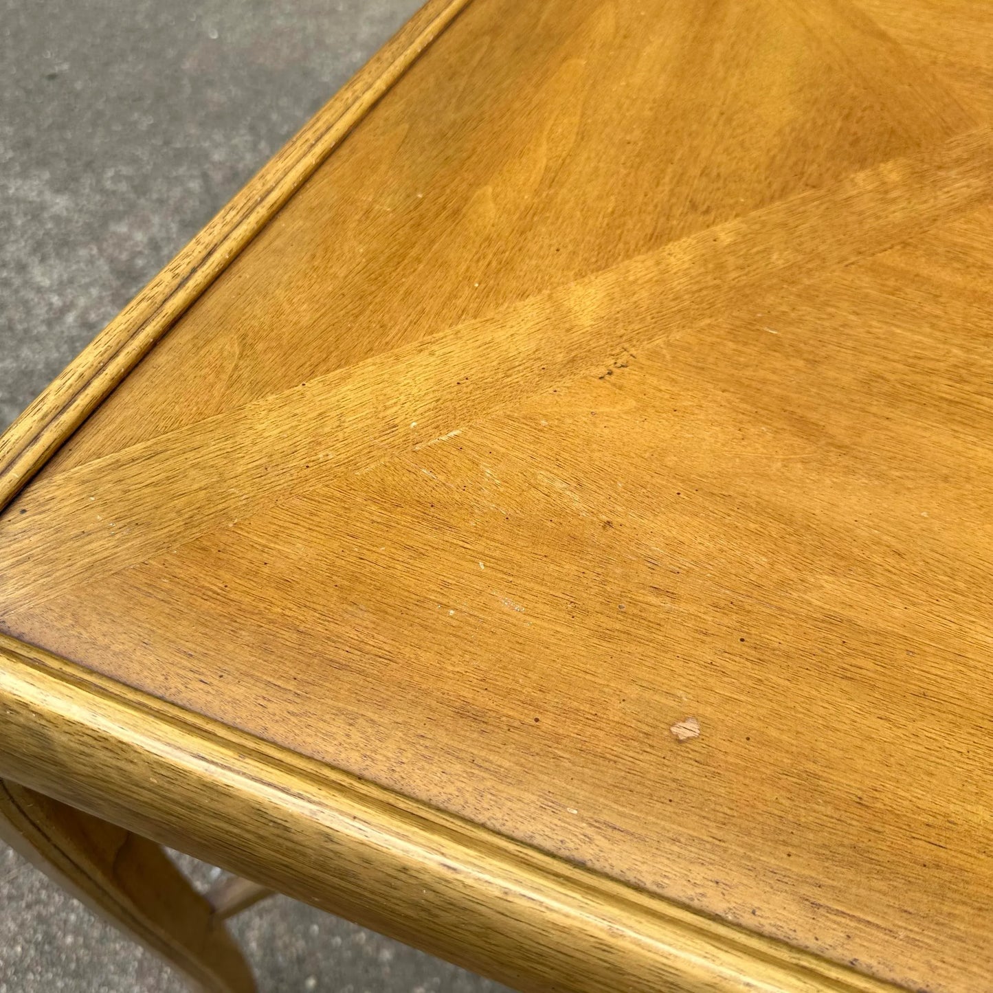 Pair of Thomasville End Tables Bentwood Legs Gibbings Feel