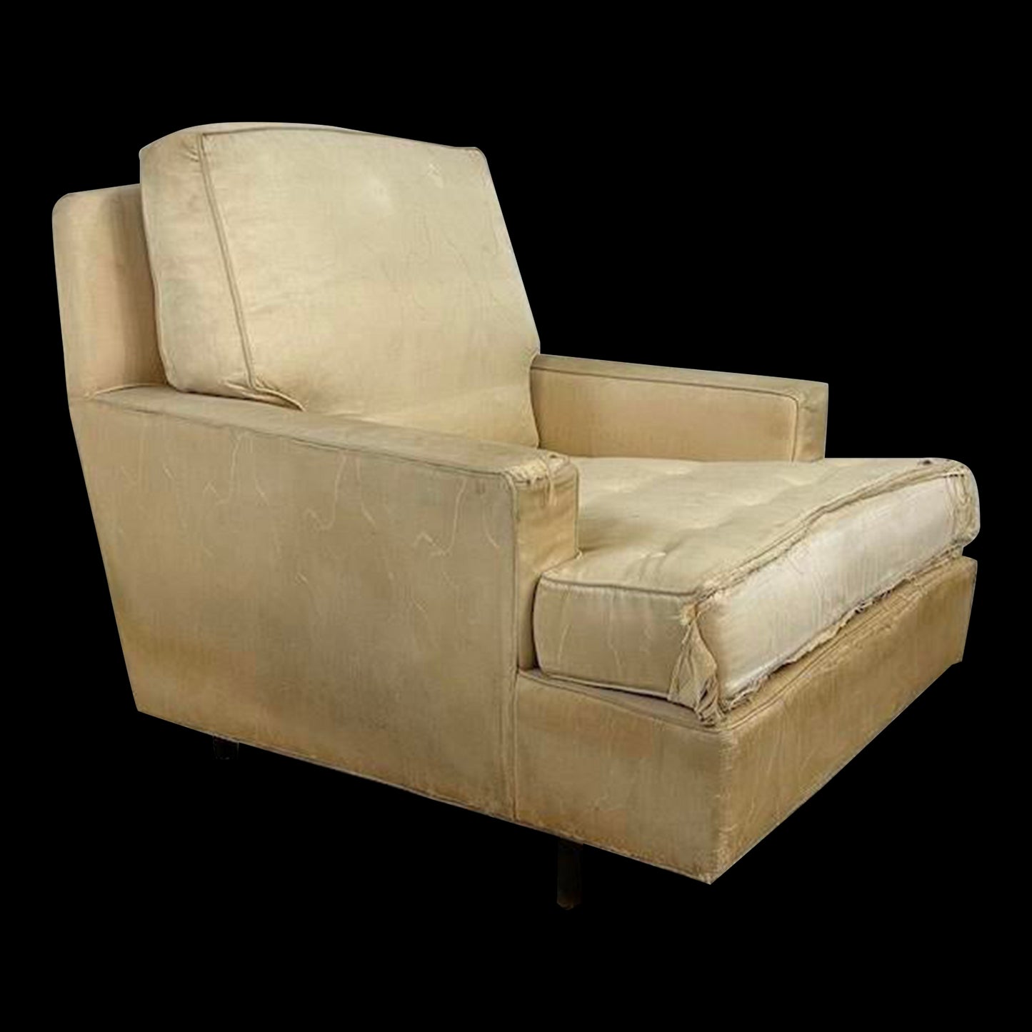 Edward Wormley for Dunbar Brass Leg Lounge Chair