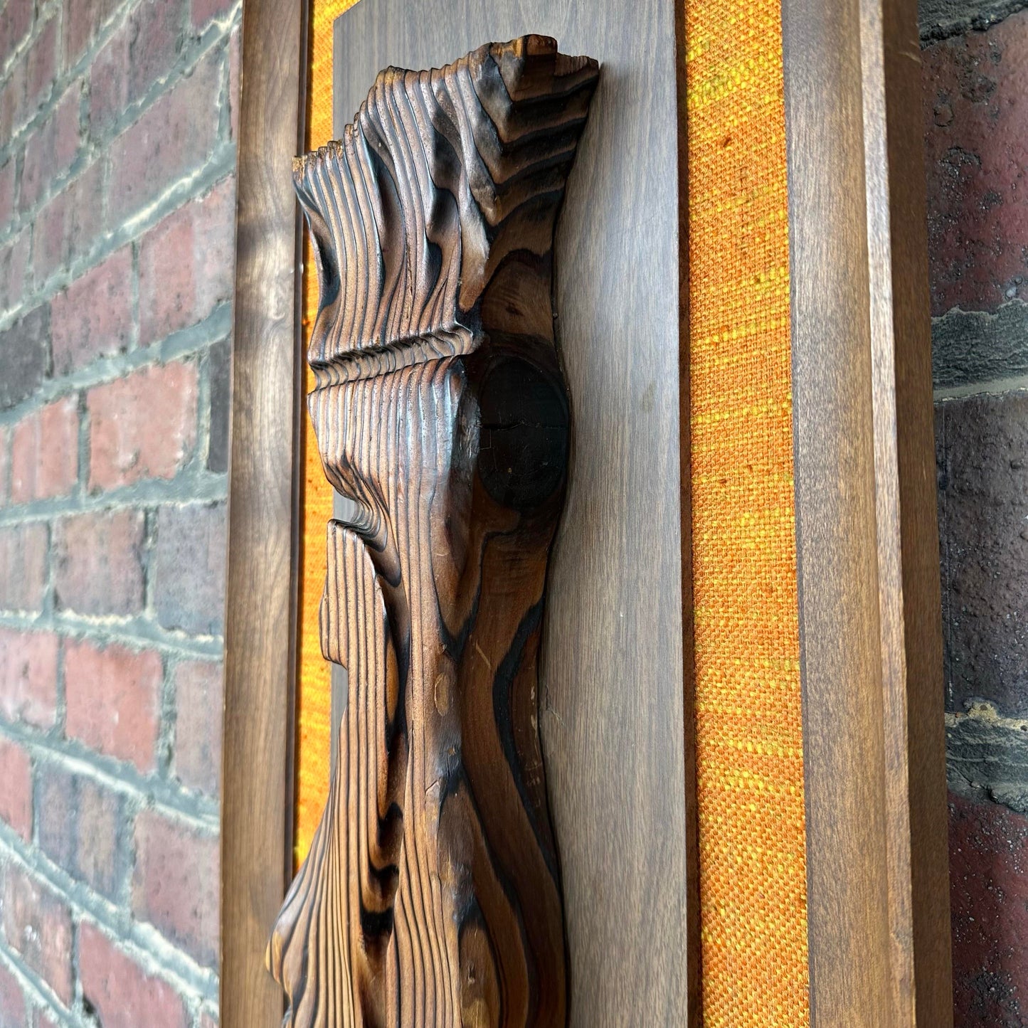 Witco Framed Wooden Queen Sculptural Art