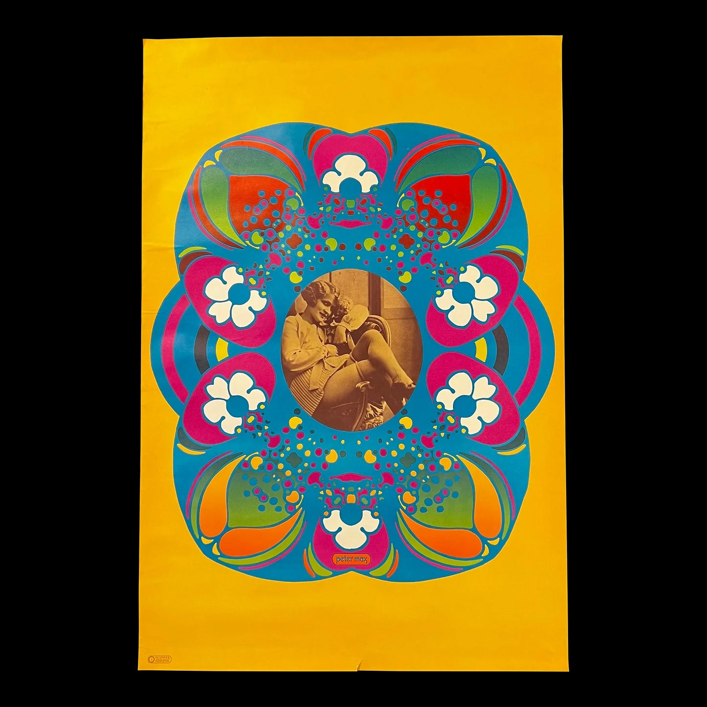 Peter Max “Flapper #5” Lithograph Poster Original